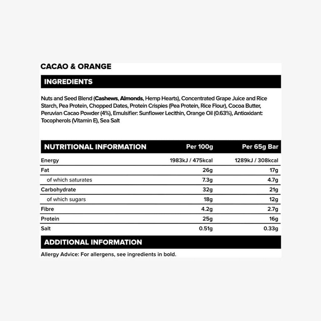 Plant Protein Bar - Cacao and Orange - Image 2