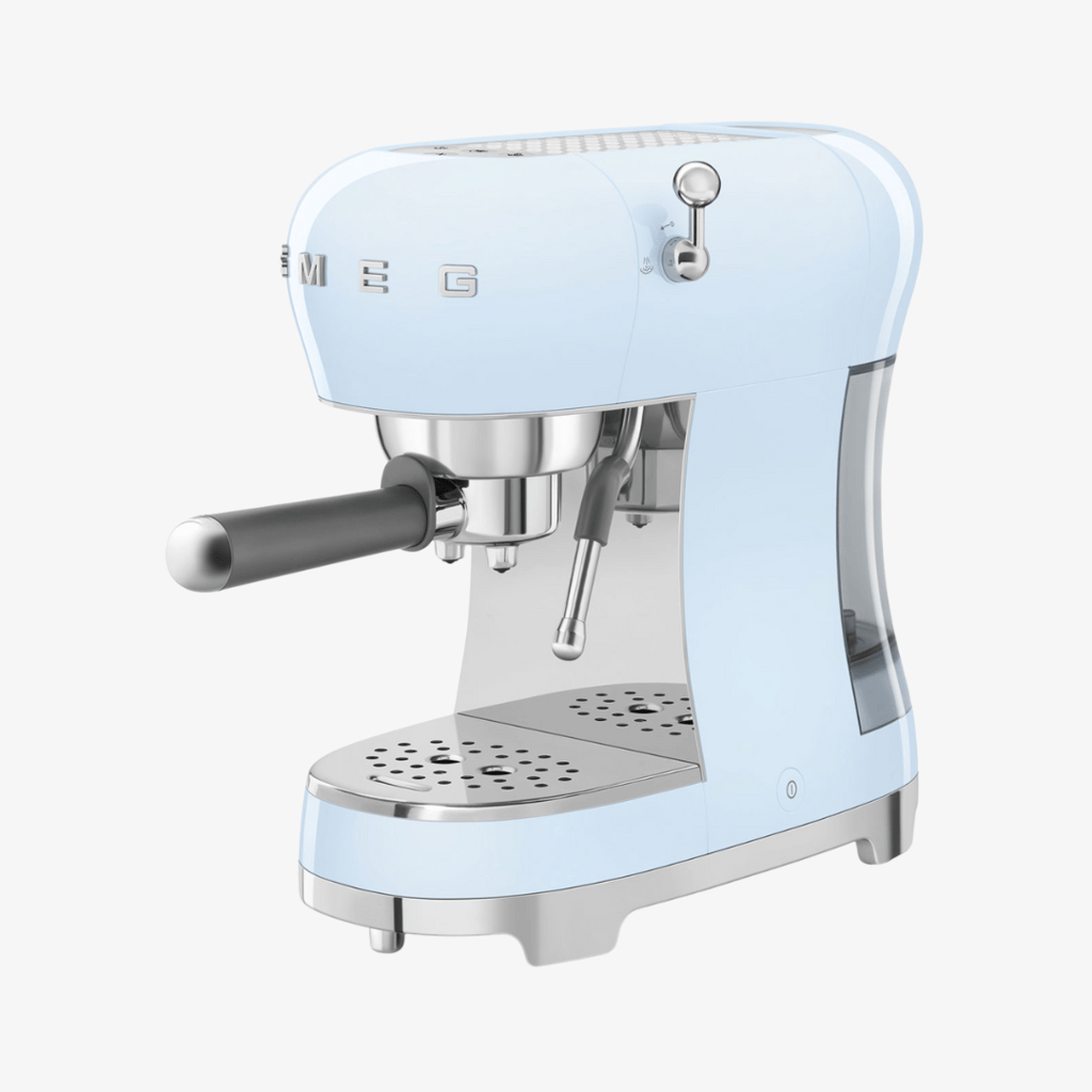 Espresso Coffee Machine - Pastel Blue - Image 2
