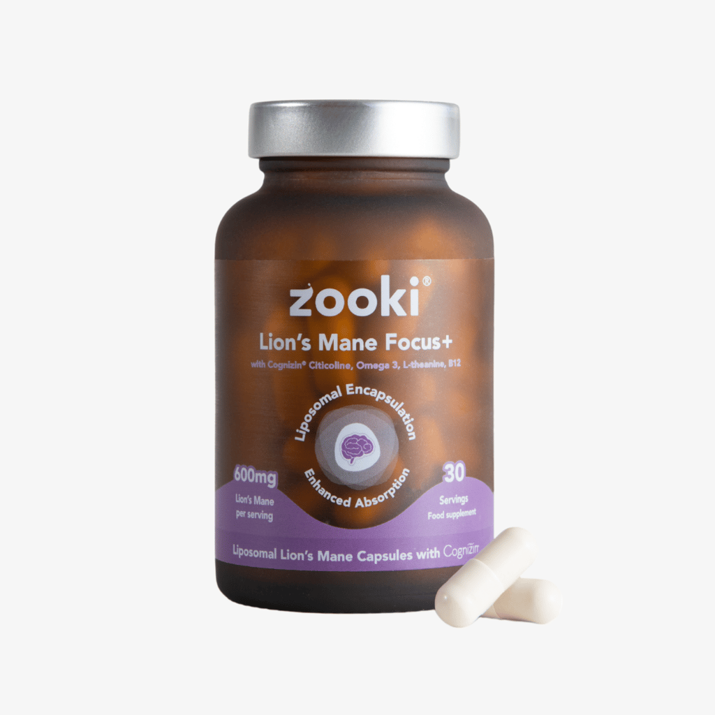 Liposomal Lions Mane Mushroom 600mg Capsules - 30 Day Supply - Image 2
