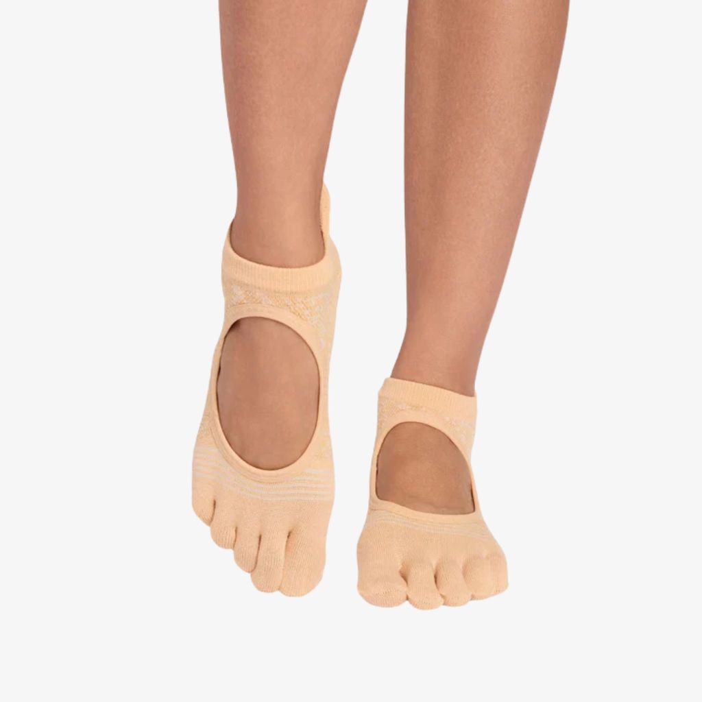 Full Toe Bellarina Tec Grip Socks - Golden - Image 2