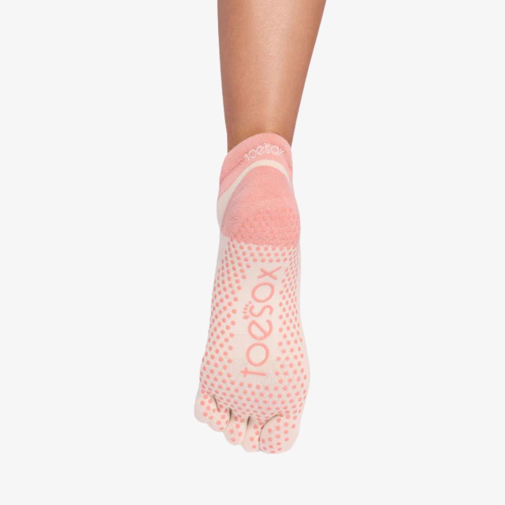 Full Toe Ultra Fine Knit Low Rise Grip Socks - Summer Love - Image 2