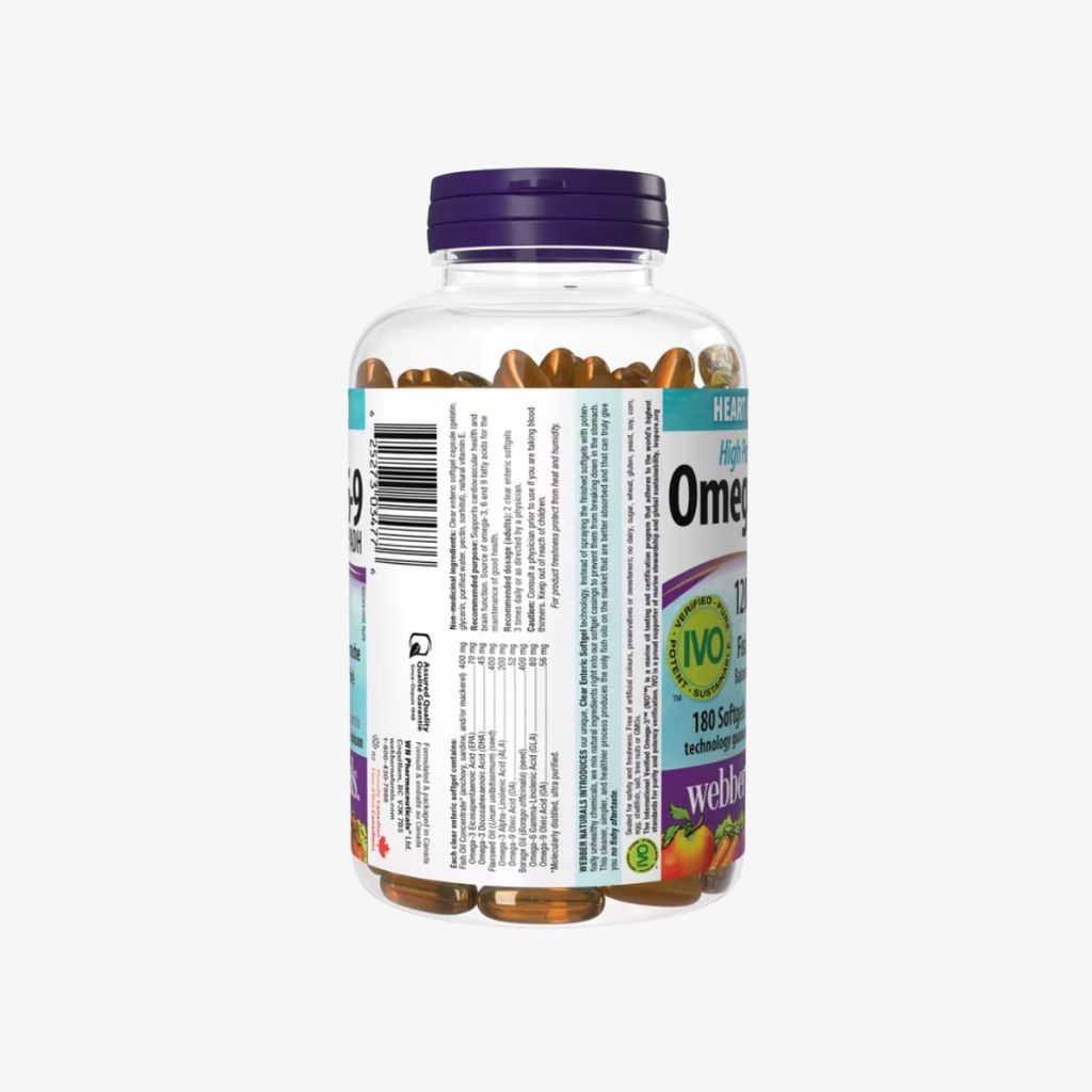 Omega 3-6-9 High Potency Fish, Flax & Borage 1200mg - Image 3