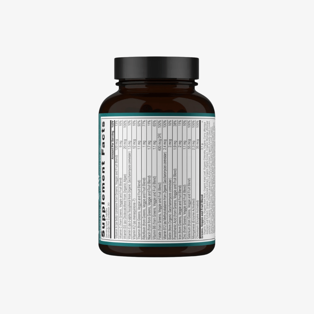 Organic SuperGreens + Multivitamin Tablets - Image 3