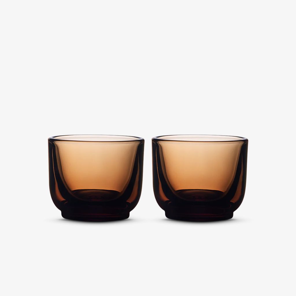 Pirch Espresso Glasses - Amber - Image 1