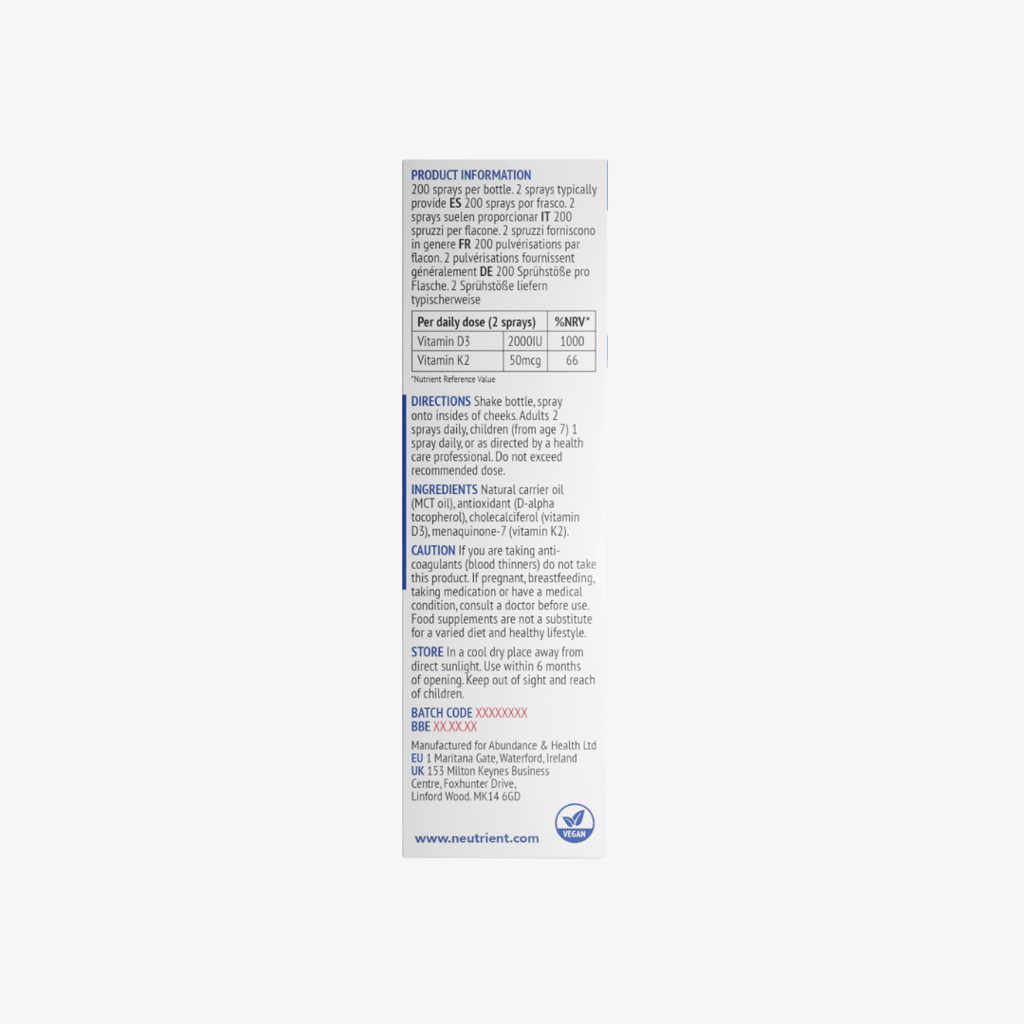 D3 + K2 Oral Spray - Image 2
