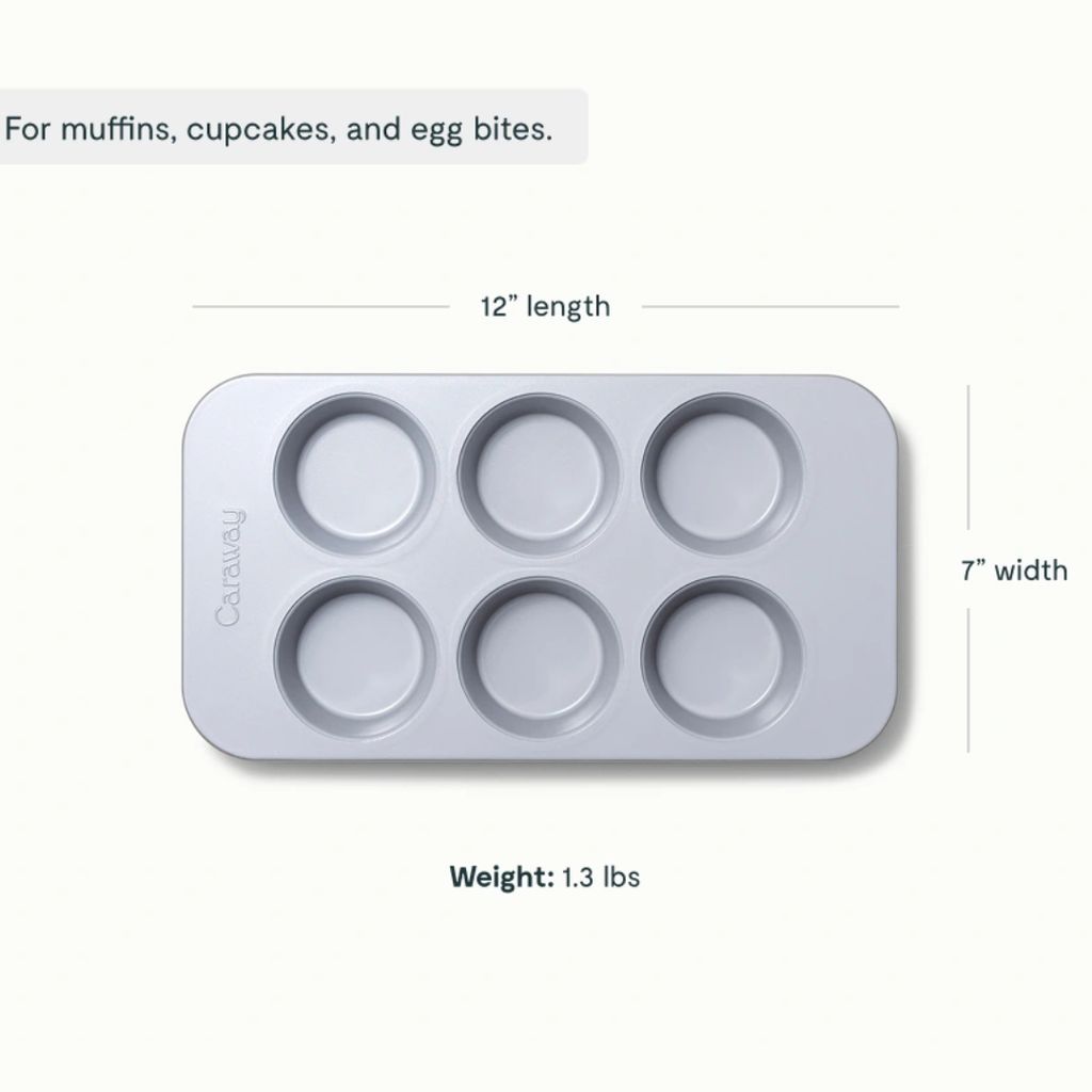 6 Cup Muffin Pan Sage - Image 2