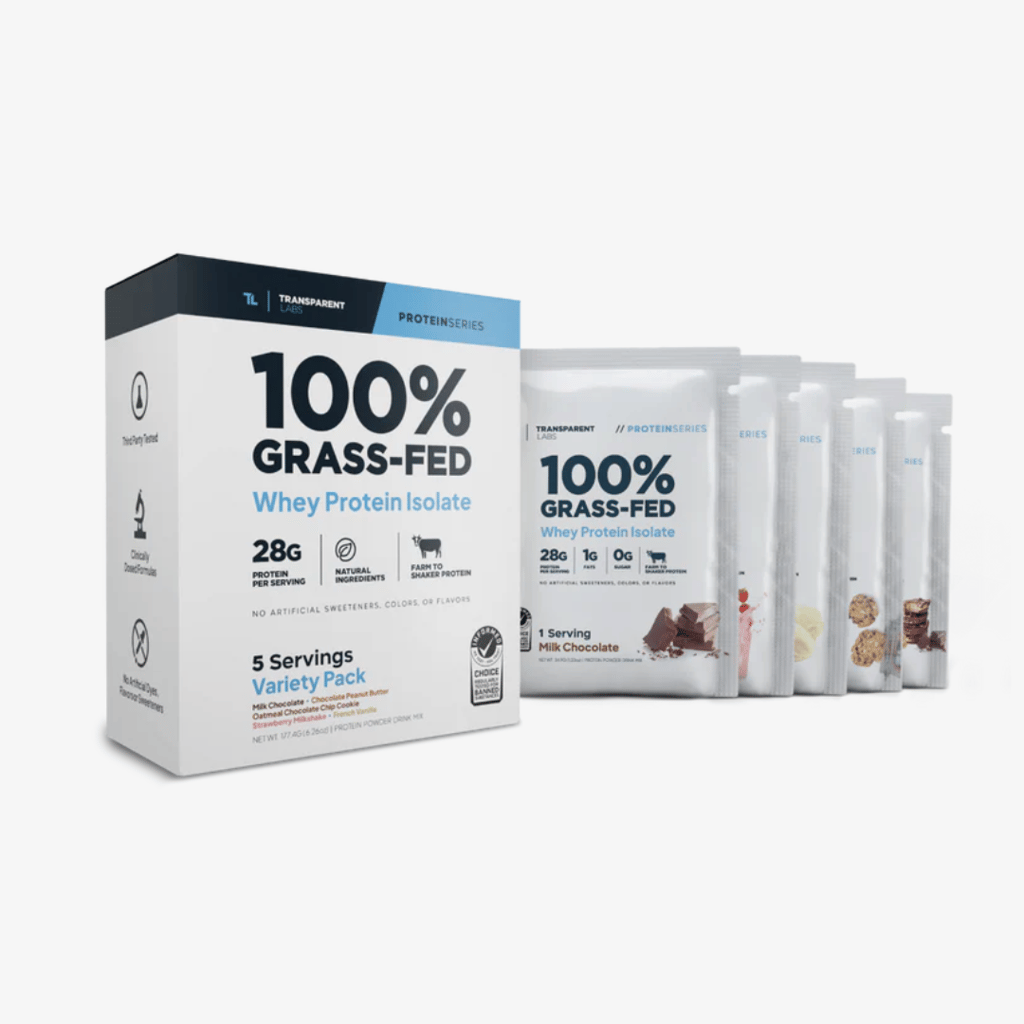 Whey Protein Isolate - 5 Serving Variety Pack - Image 1