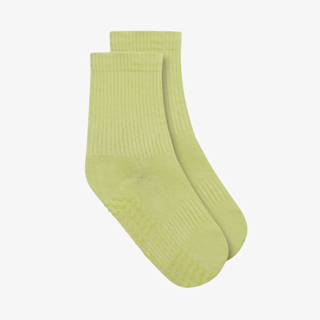 ÔWEAR Essentials Pilates Grip Socks - Icterine Green - Image 2