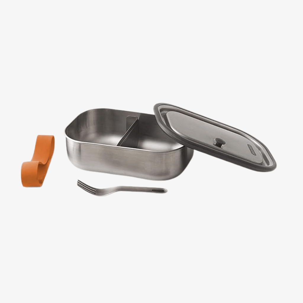 Stainless Steel Lunch Box - Orange - Image 2