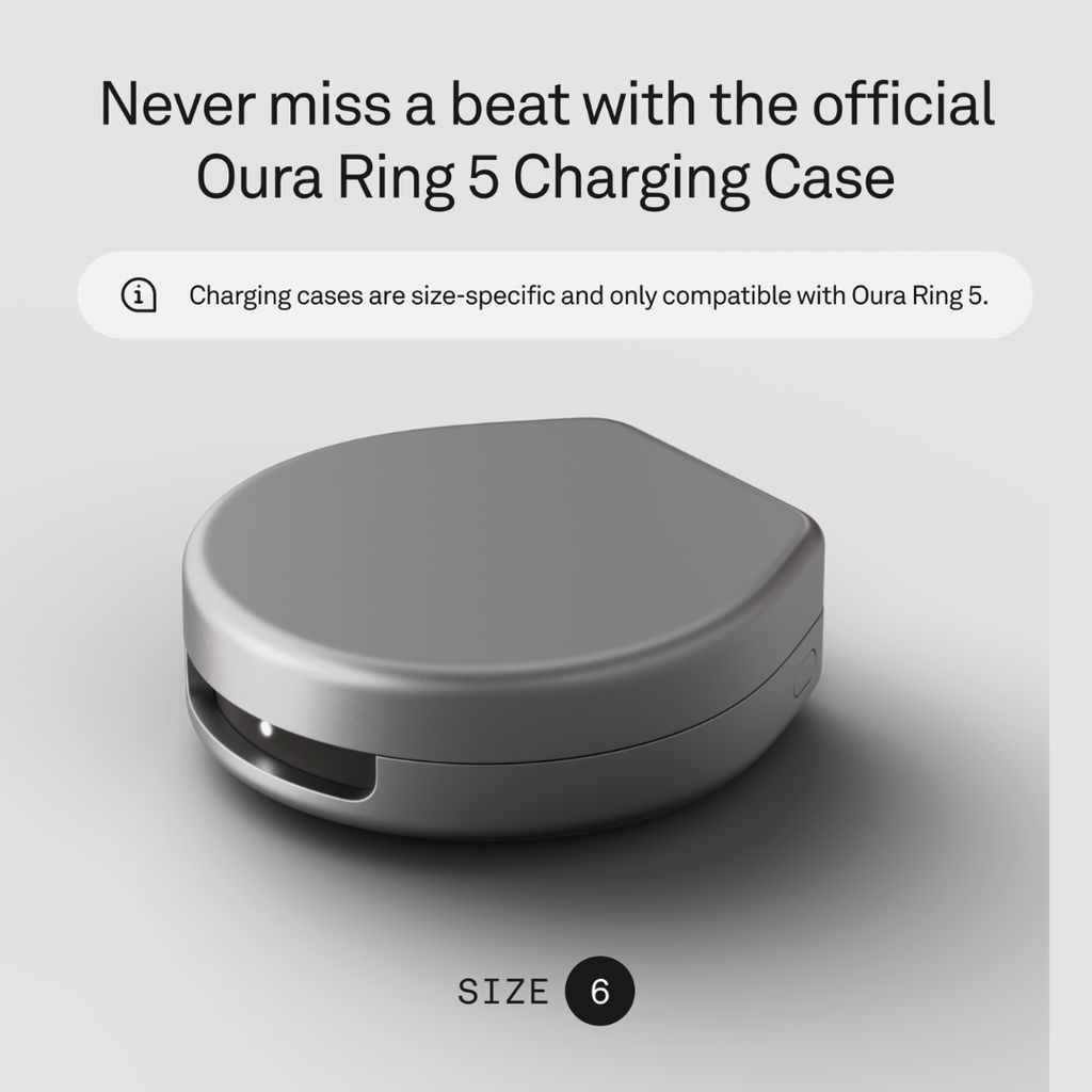 Oura Ring 5 Portable Charger - Grey - Image 3