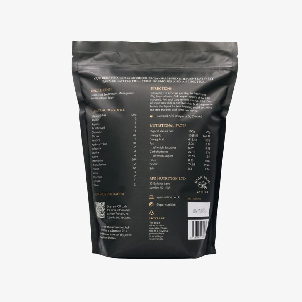 Grass-Fed Beef Protein Madagascan Vanilla - Image 2