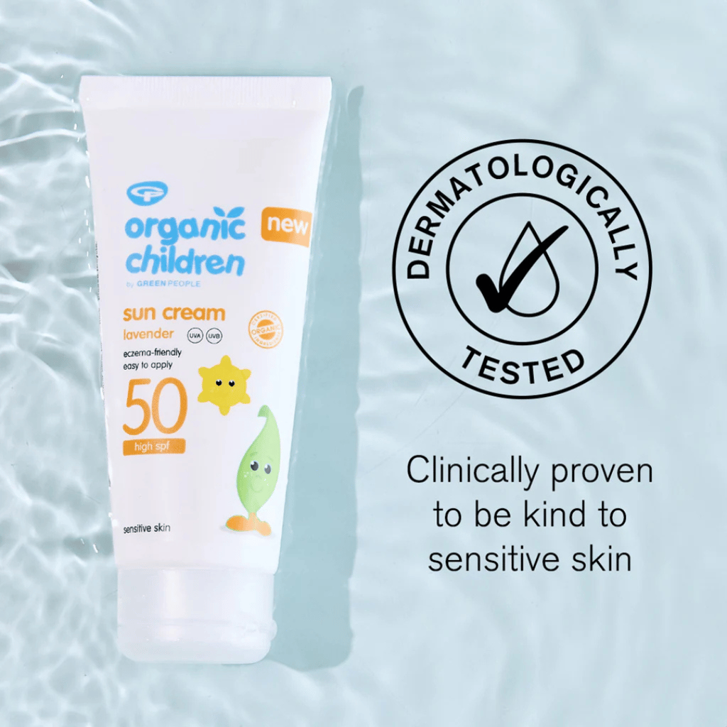 Organic Children Sun Cream SPF50 - Lavender - Image 3