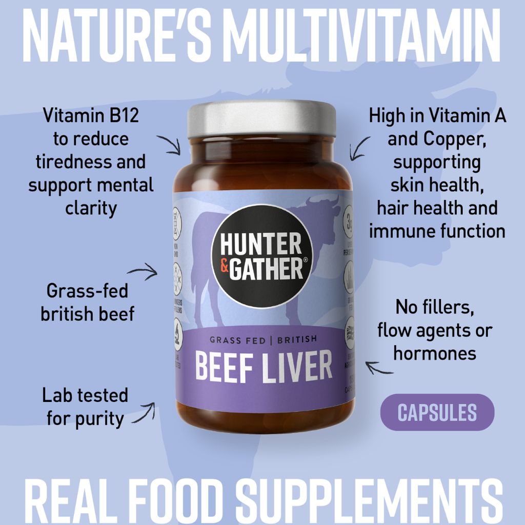 Grass Fed British Beef Liver Capsules - Image 3