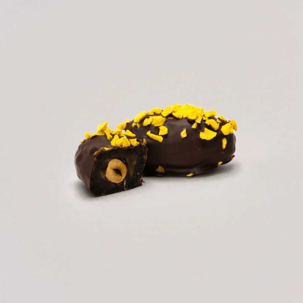 12-Dates Box (Medjool Dates Covered in Chocolate and Filled with Nuts) - Image 4