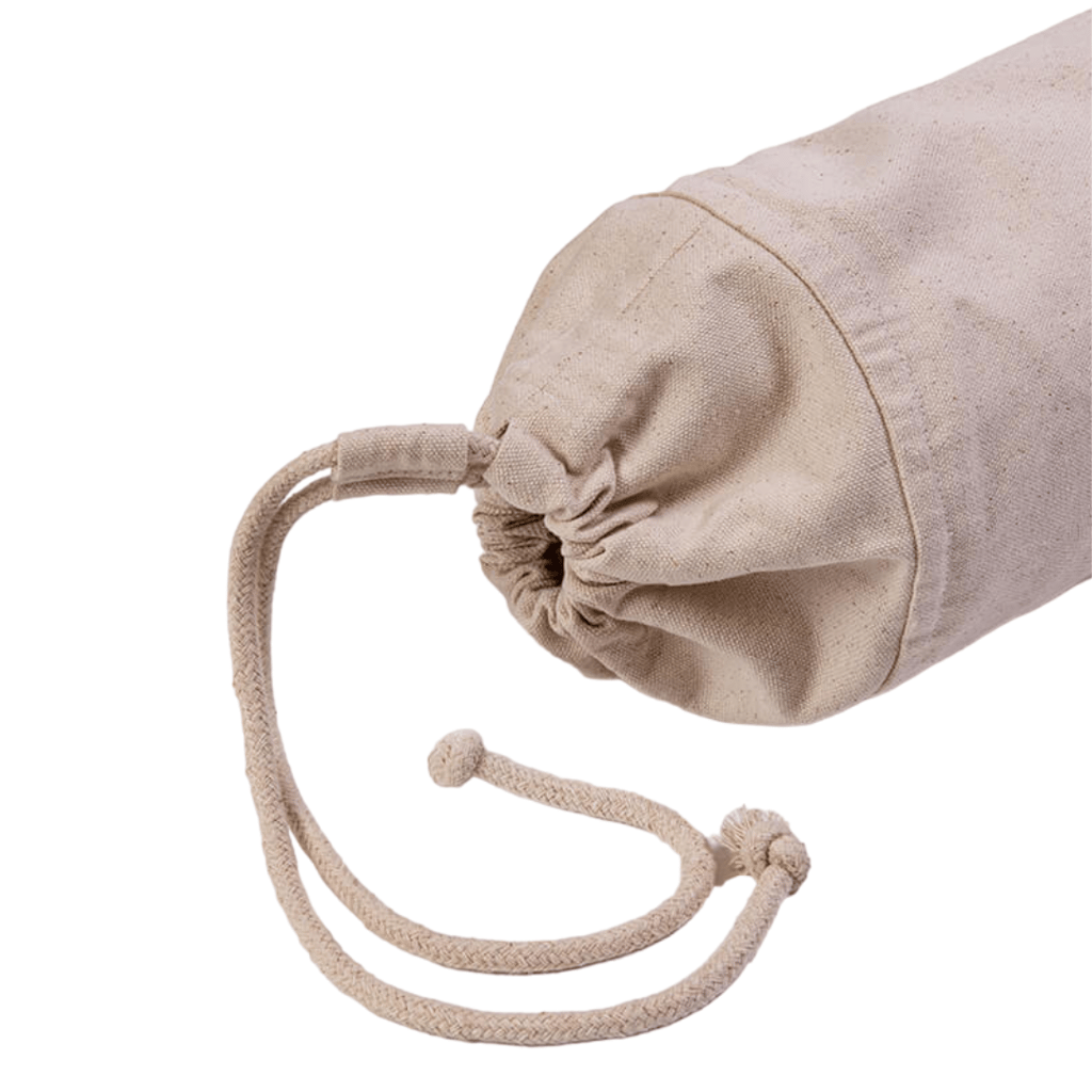 GOTS Organic Cotton Lotus Yoga Bag - Ecru - Image 3