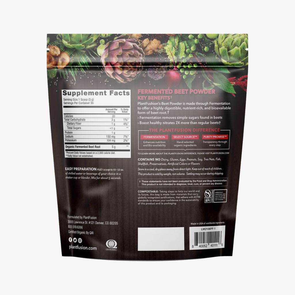 Fermented Beet Powder - COMPOSTABLE BAG - Image 3