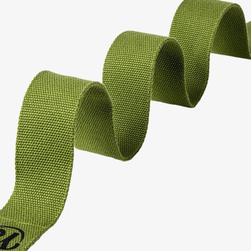 D-Ring Yoga Belt - Green - Image 2
