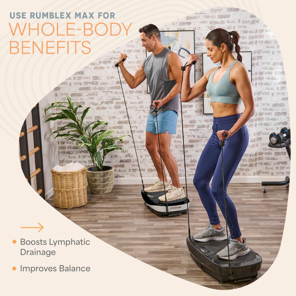 Rumblex Max 4D Vibration Plate - Black - Image 2