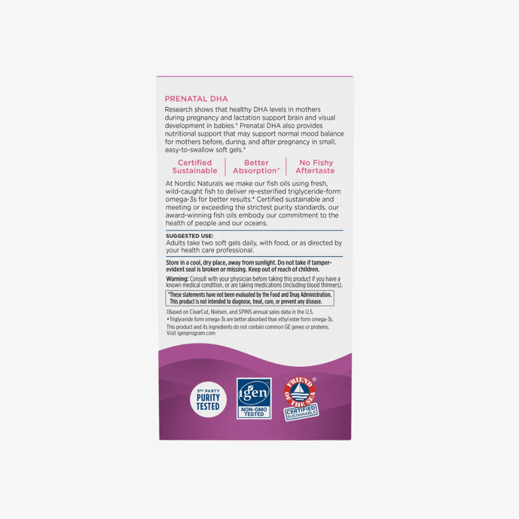 Prenatal DHA - Unflavoured - Image 5