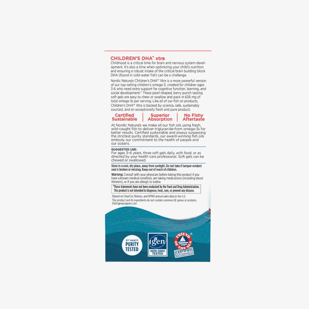 Children's DHA Xtra Softgels - Berry Punch - Image 3