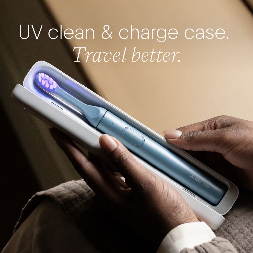 SURI 2.0 Sonic Electric Toothbrush with UV Cleaning Travel Case - Morning Waves - Image 3