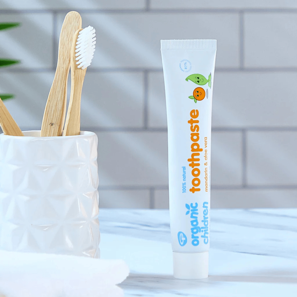 Organic Children Mandarin & Aloe Vera Toothpaste - Image 3