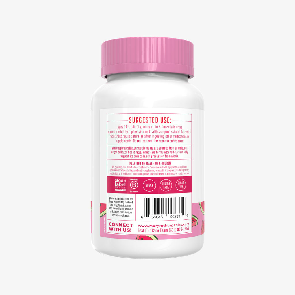 Collagen Boosting Gummies - Watermelon - Image 3
