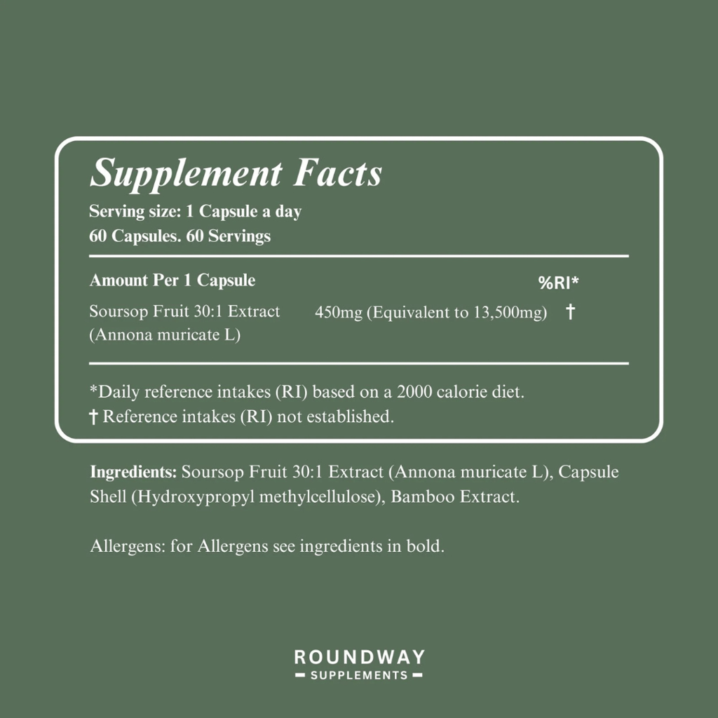 Soursop Graviola Capsules - Image 3