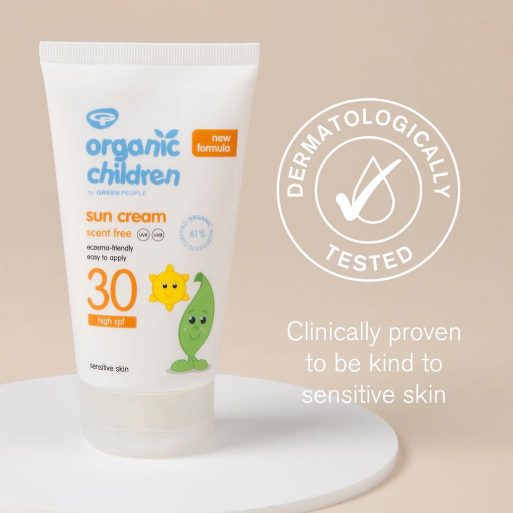 Organic Children Scent Free Sun Cream SPF30 - Image 3