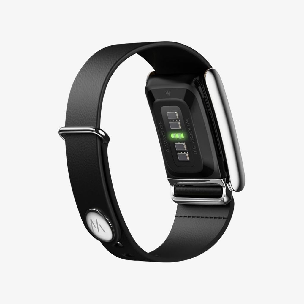 LeatherLuxe Tapered Band - 5.0 - Black with Titanium - Image 3