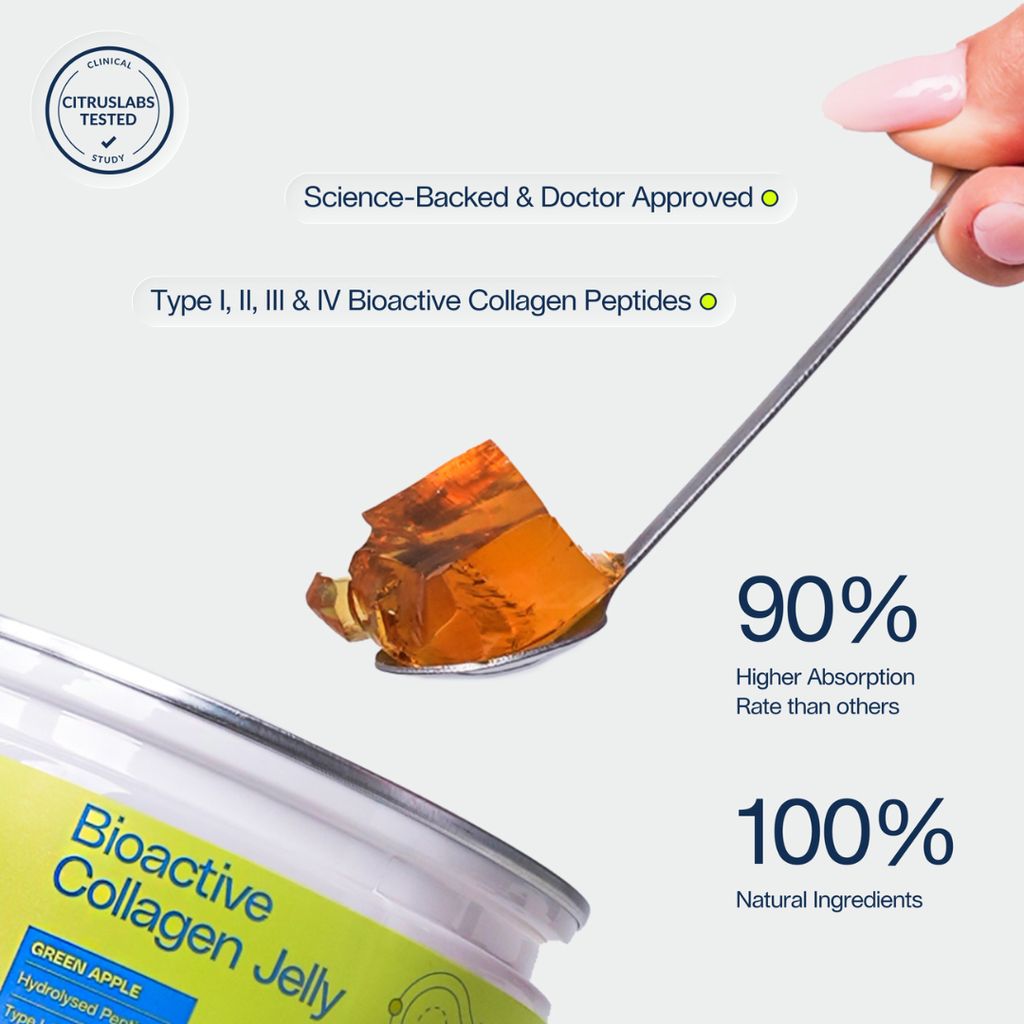 Bioactive Collagen Gel (Jelly), Green Apple - Image 3