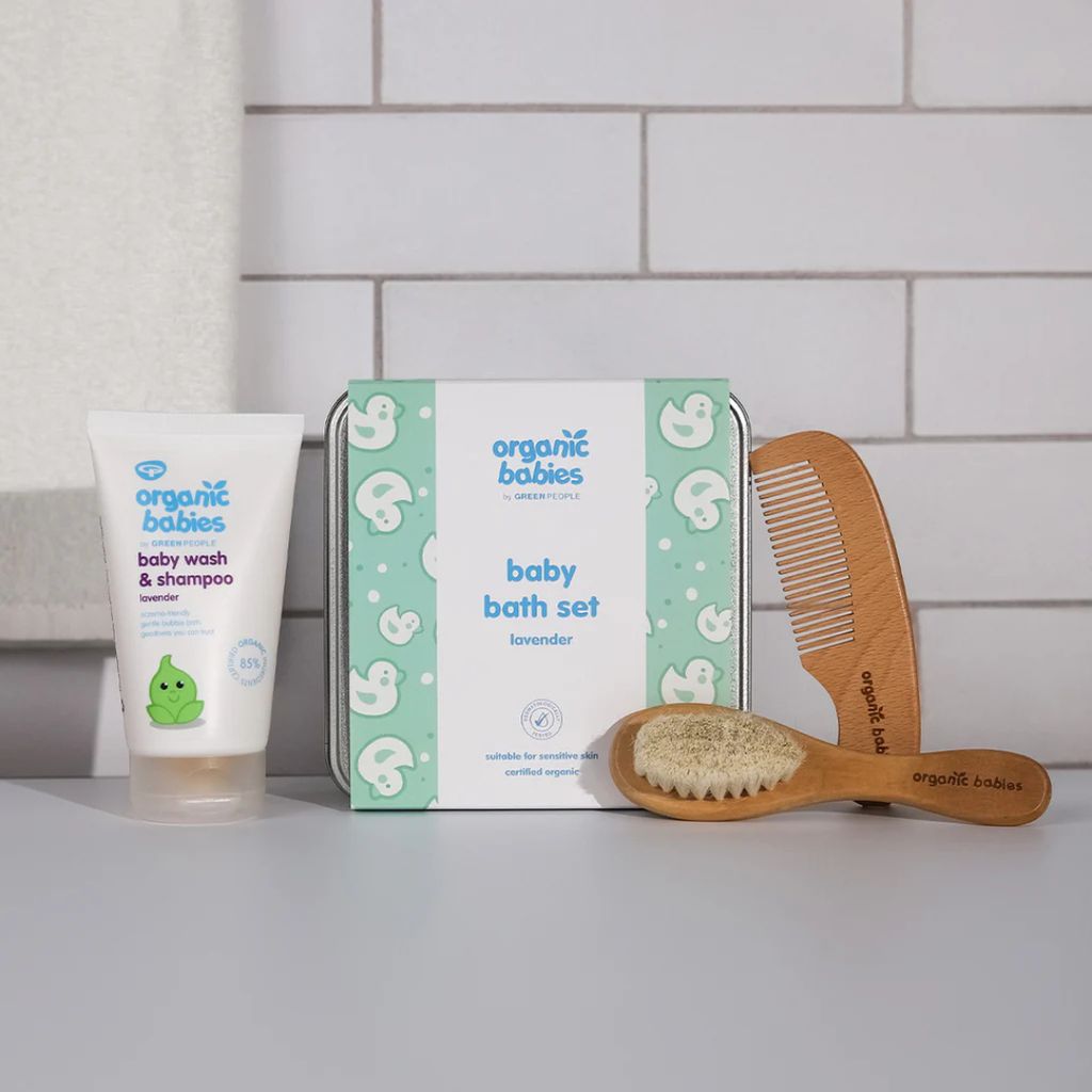 Organic Babies Baby Bath Set - Lavender - Image 2
