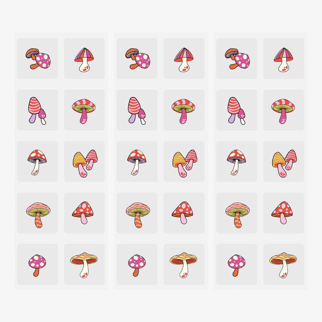 EVERYDAY CALM  MOOD SUPPORT PATCH - MUSHROOM PRINT - Image 3