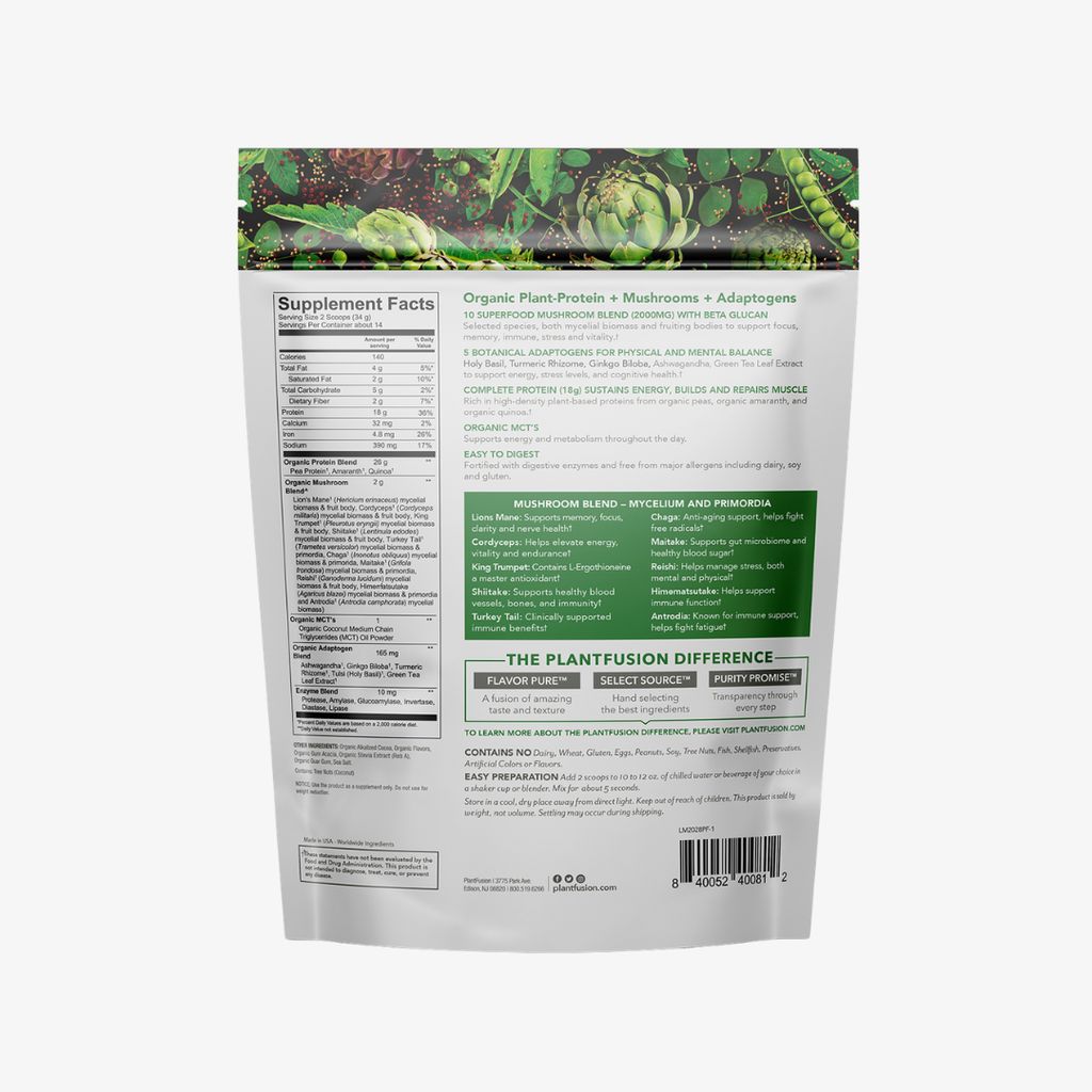 Mushrooms + Protein Powder - Chocolate - Image 2