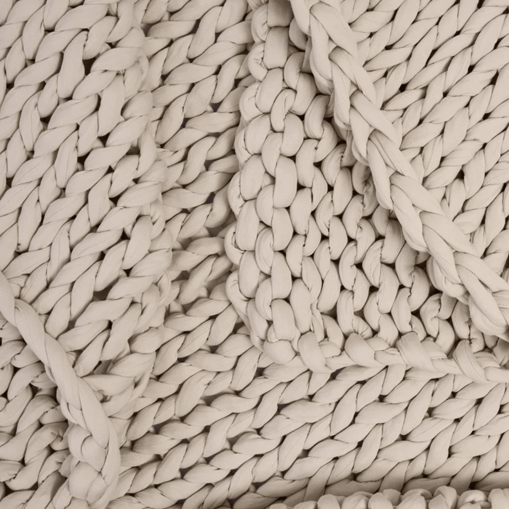 Cotton Weighted Blanket - Driftwood - Image 3