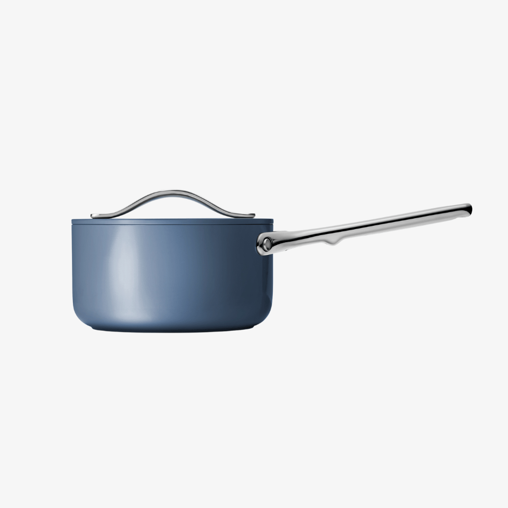 Non-Toxic Ceramic Non-Stick Cookware Set Navy - Image 4
