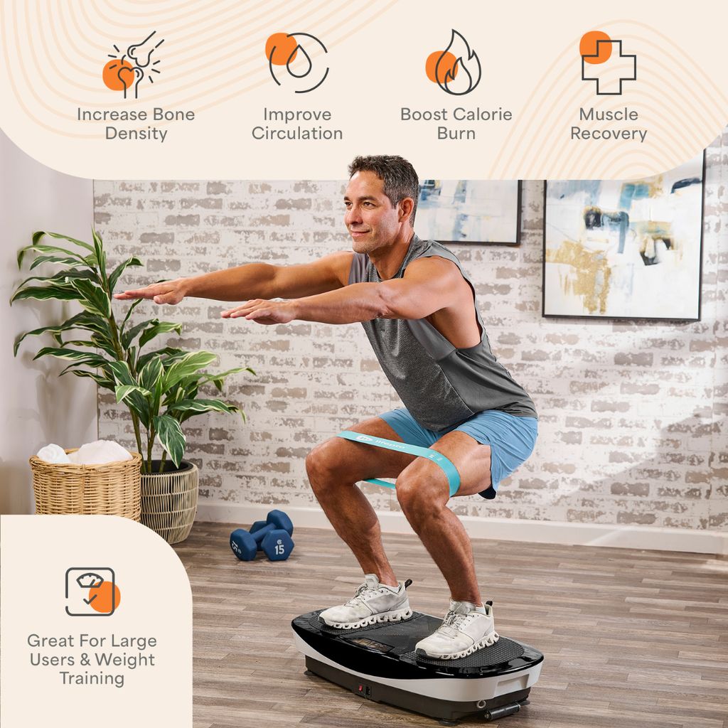 Rumblex Max 4D Vibration Plate - Black - Image 3
