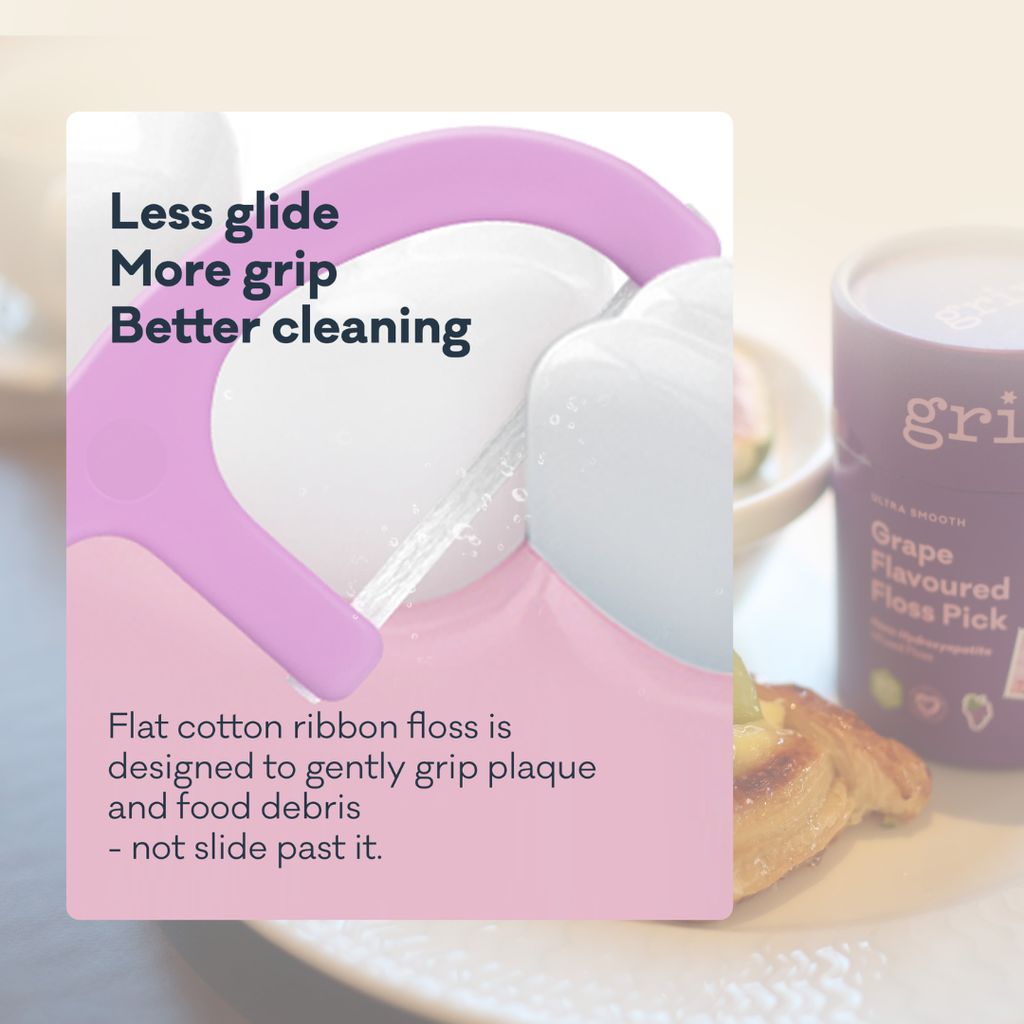 Ultra Smooth N-HA Infused Floss Picks Canister - Grape - Image 4