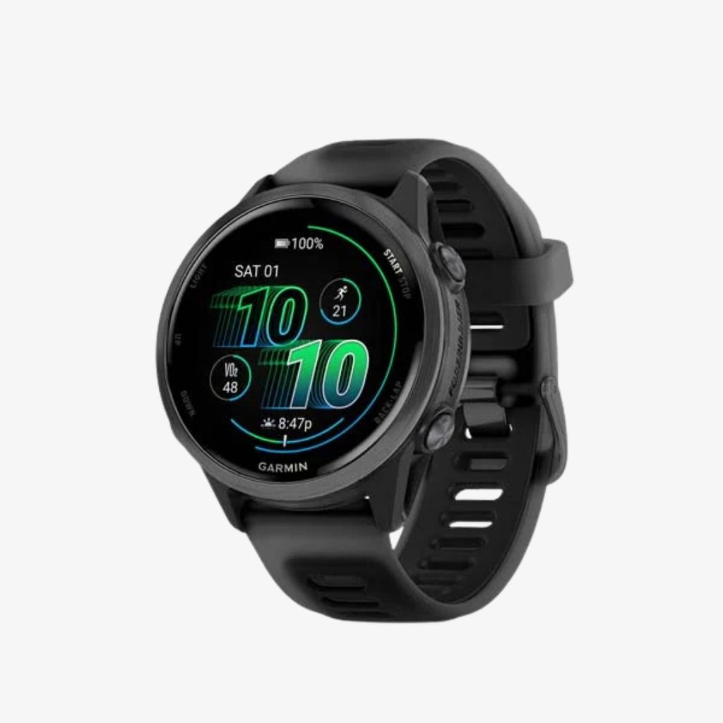 Forerunner® 570 - Slate Grey Aluminium with Translucent Black/Black Band - Image 1