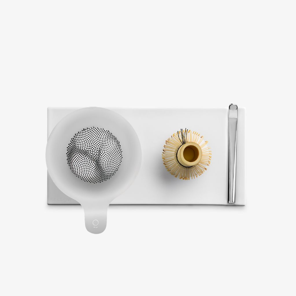 Matcha Set - Matte White + Frosted Glass - Image 4