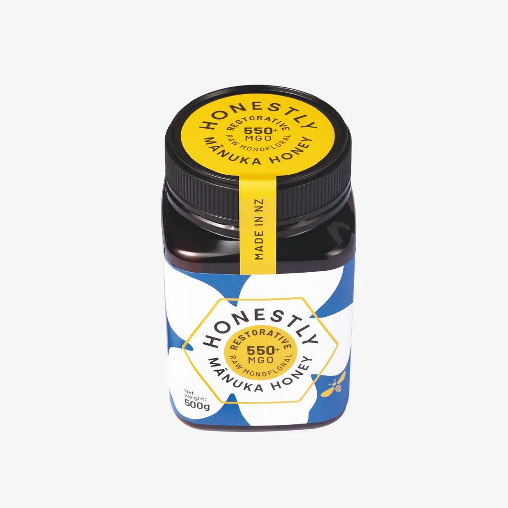 Honestly 550+ MGO Mānuka Honey (Restorative) - 500g - Image 2