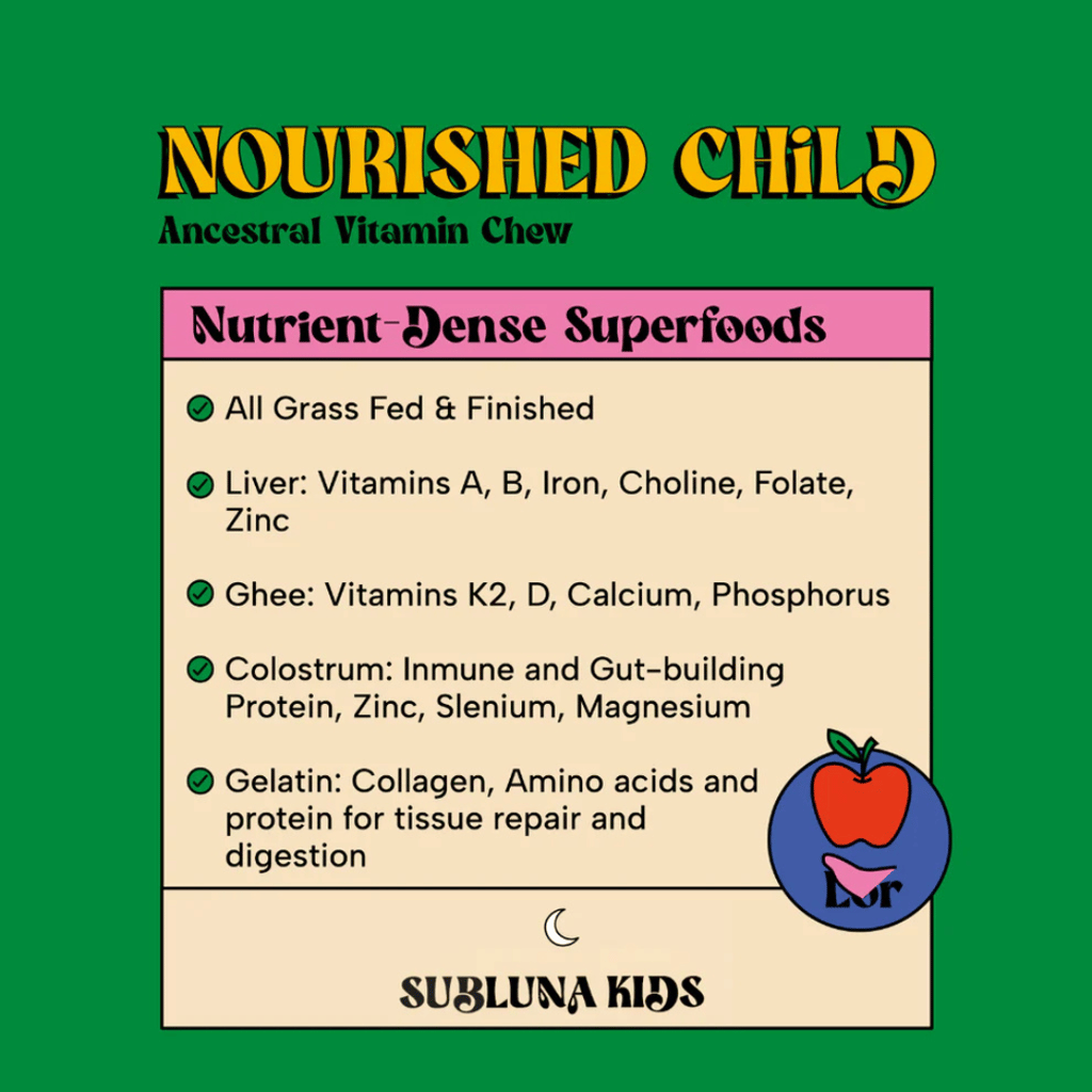 SubLuna Kids Nourished Child: Ancestral Vitamin Gummy - Image 4