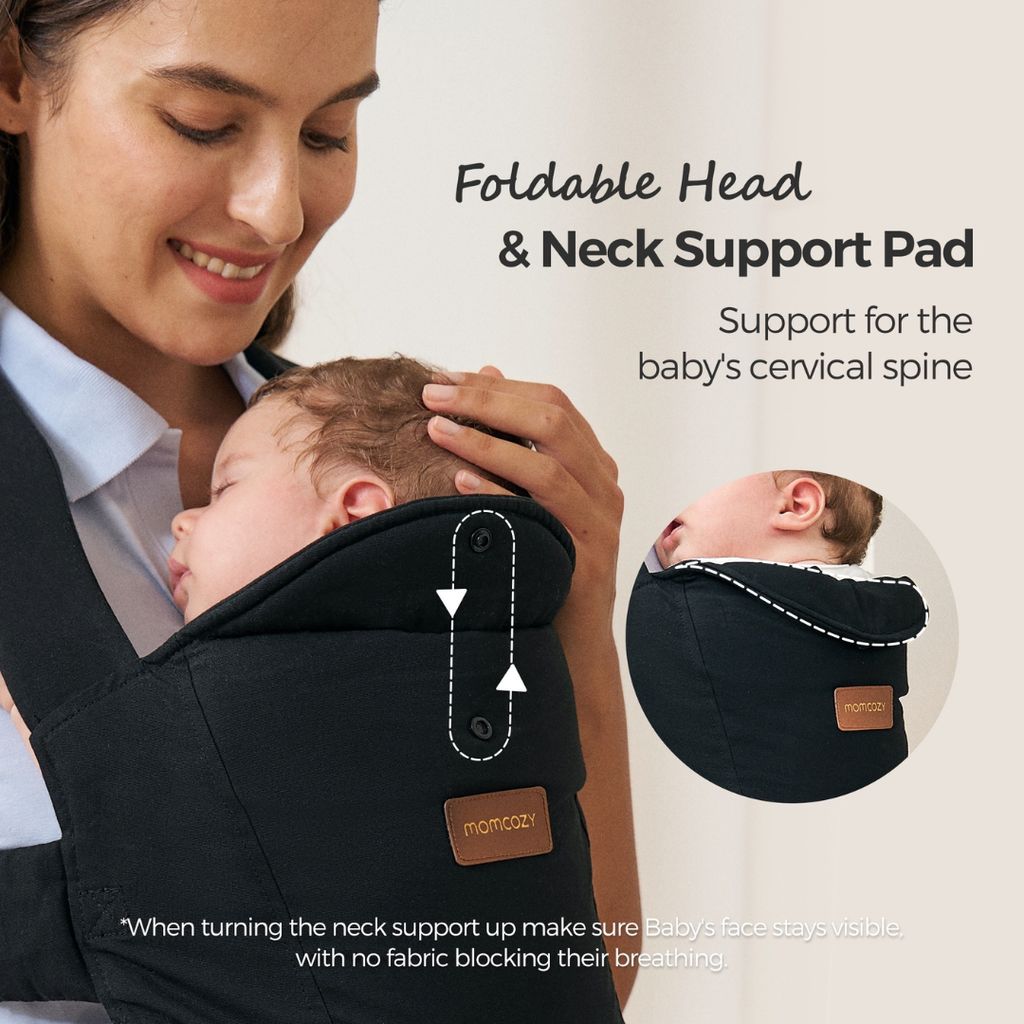 WeeSnug Newborn Carrier - Black - Image 4