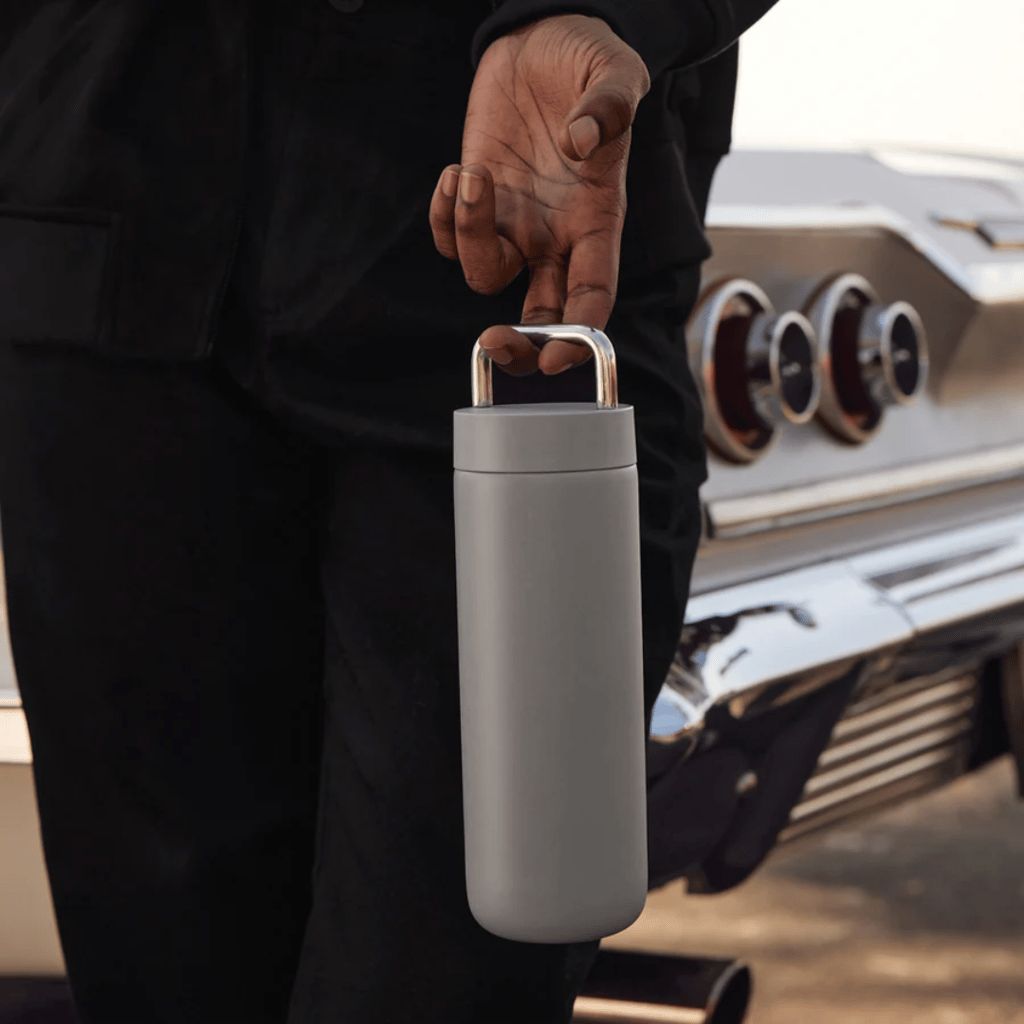 Carter Carry Water Bottle - Matte Grey - Image 4