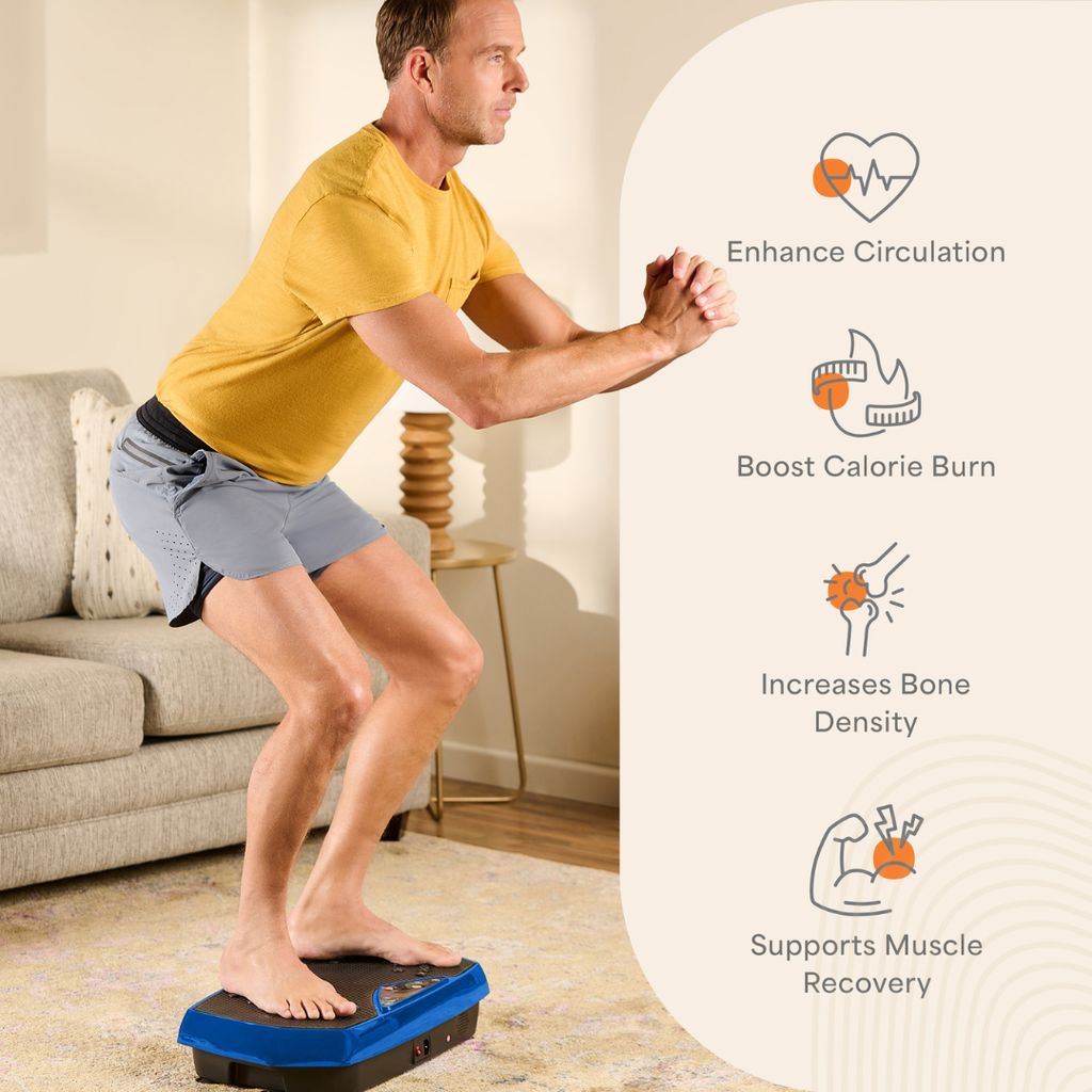 Hexaplate Vibration Plate - Blue - Image 3