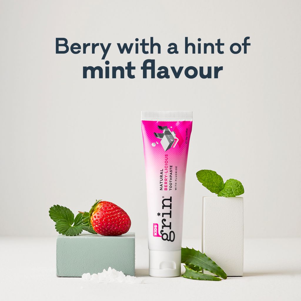Kids Berry-licious with Fluoride Natural Toothpaste - Image 4