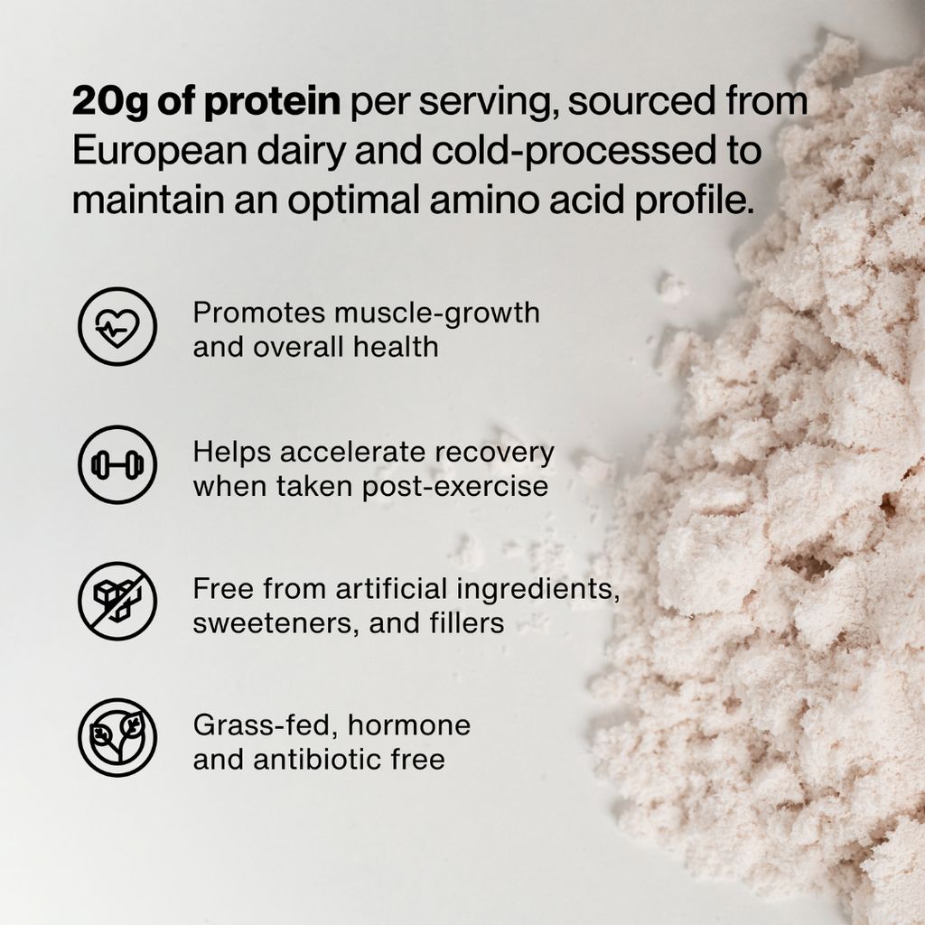 Grass-Fed Whey Protein Isolate Powder Tub - Limited Edition Strawberry - Image 4