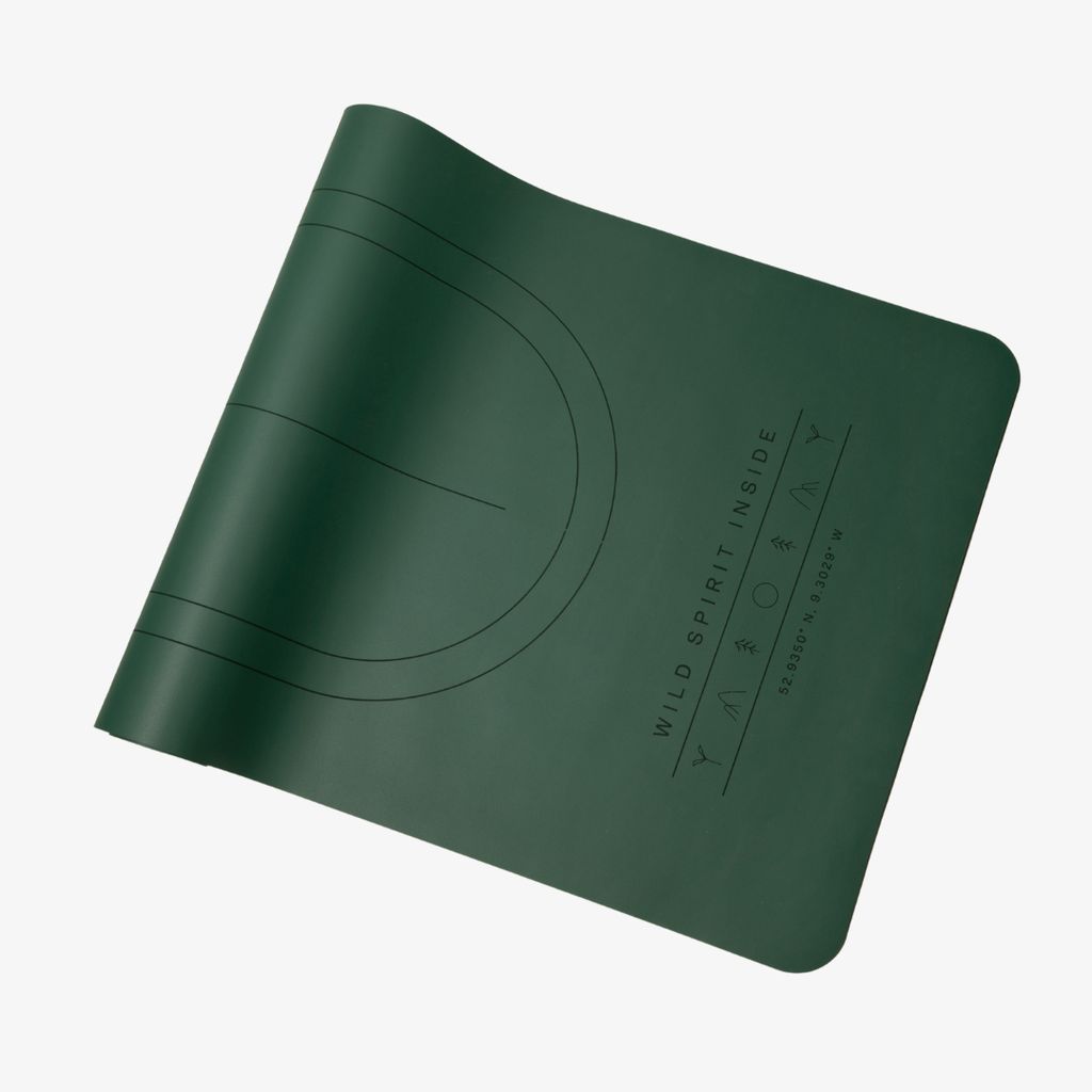 Original Paws Grip Yoga Mat - Wild Forest Green - Image 4