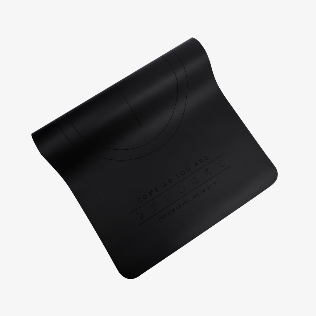 Original Paws Grip Yoga Mat - Midnight Black - Image 4
