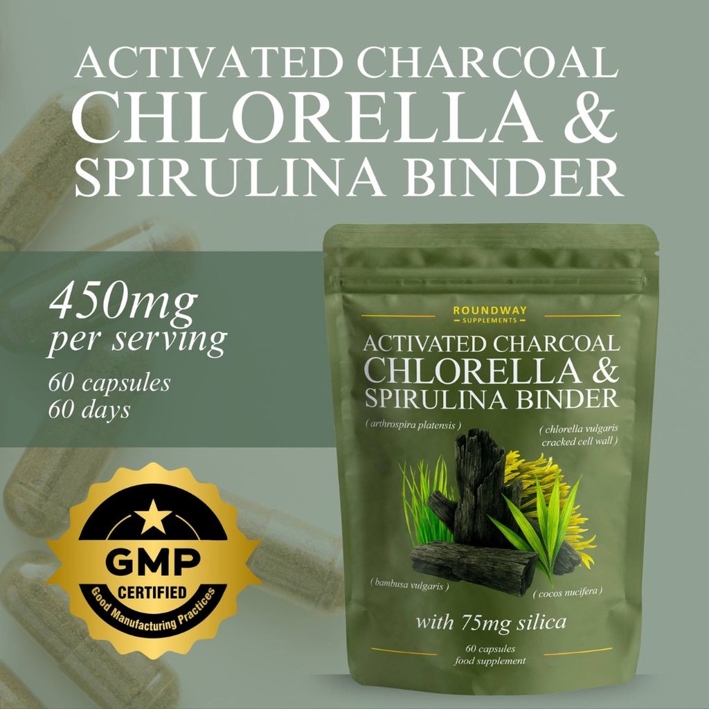 Activated Charcoal, Chlorella, Spirulina Binder - Image 4